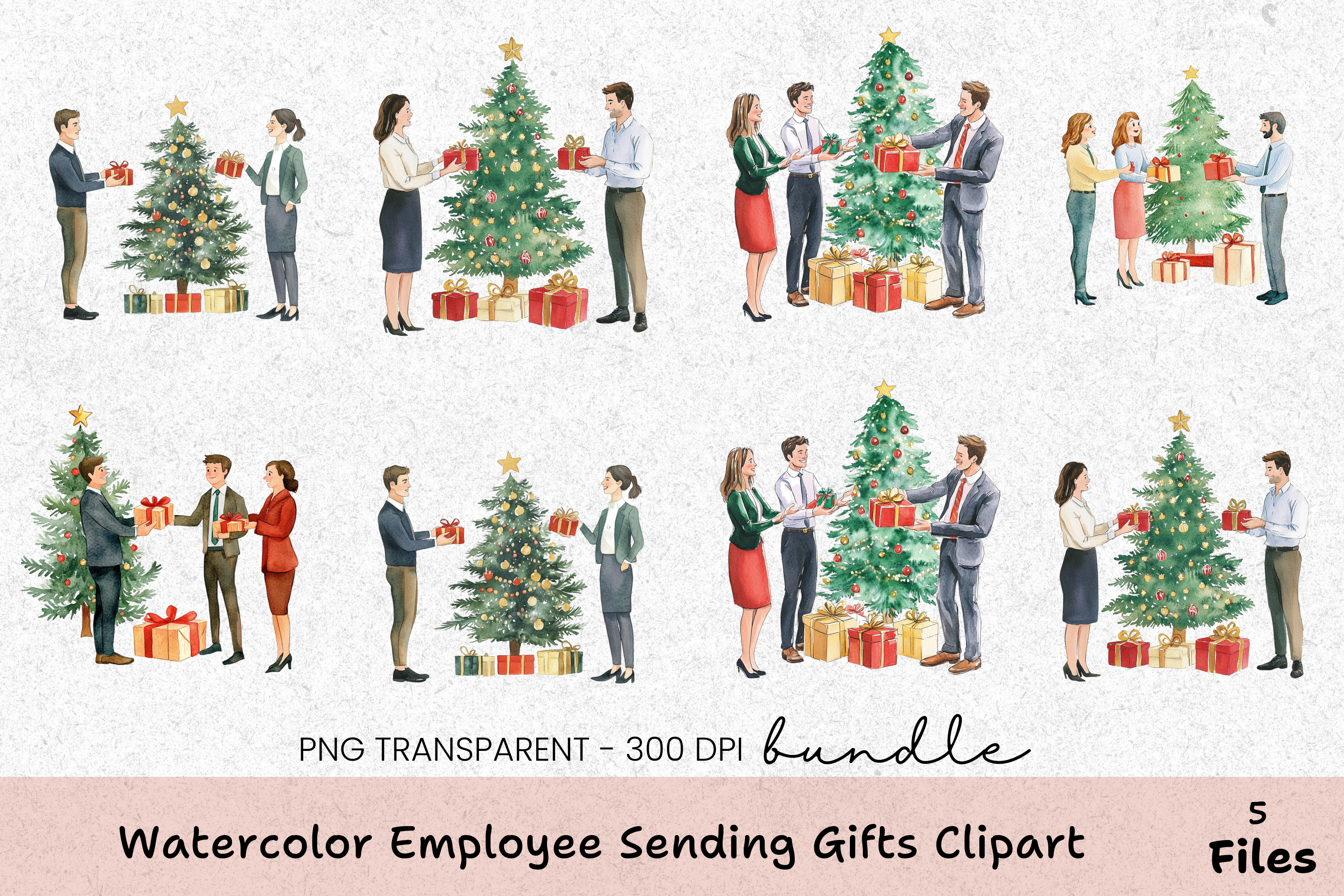 Employee Gift Clipart Bundle