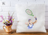 Energetic Tennis Serve Clipart Bundle