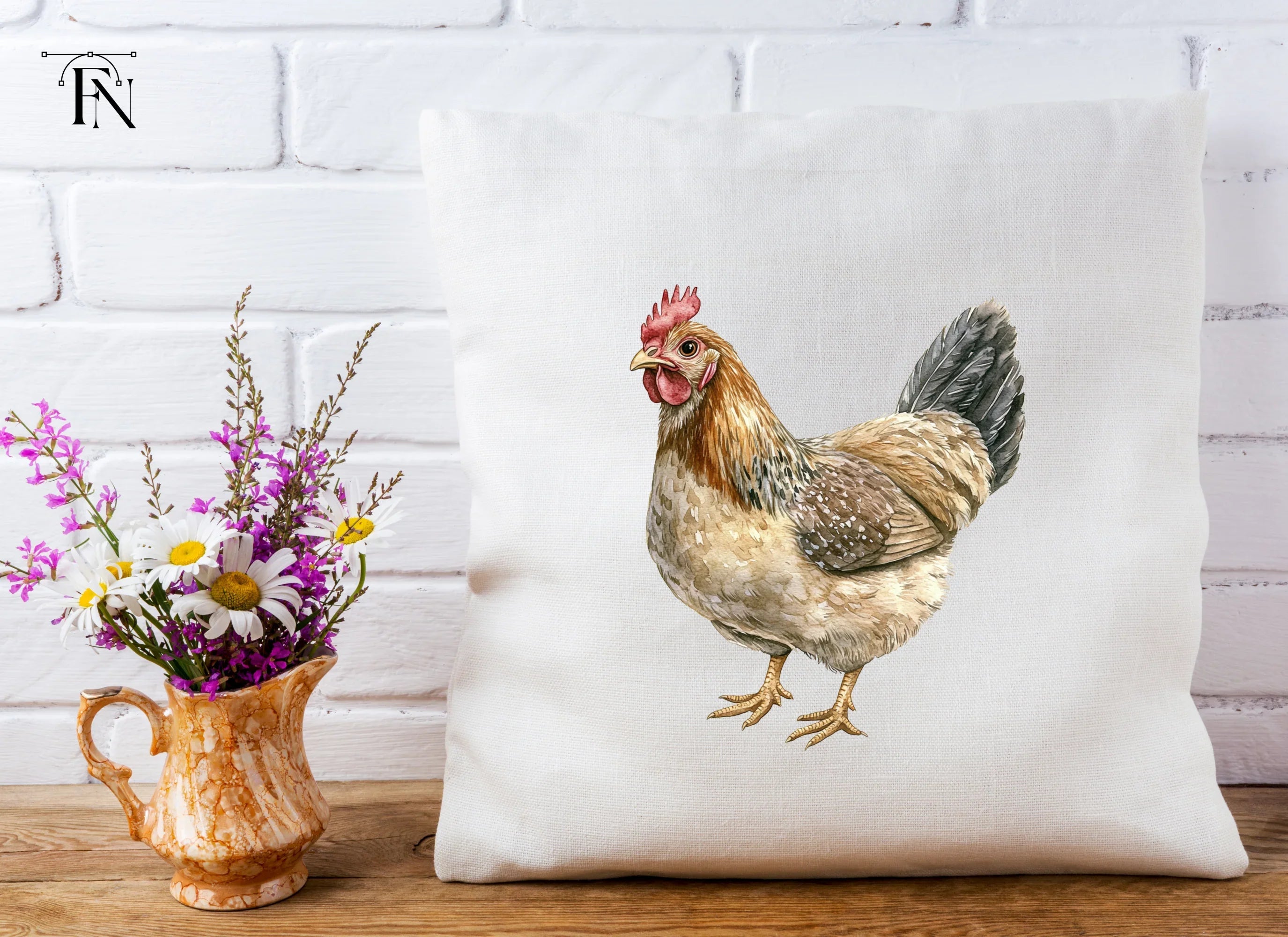 Chicken Illustration Clipart Bundle