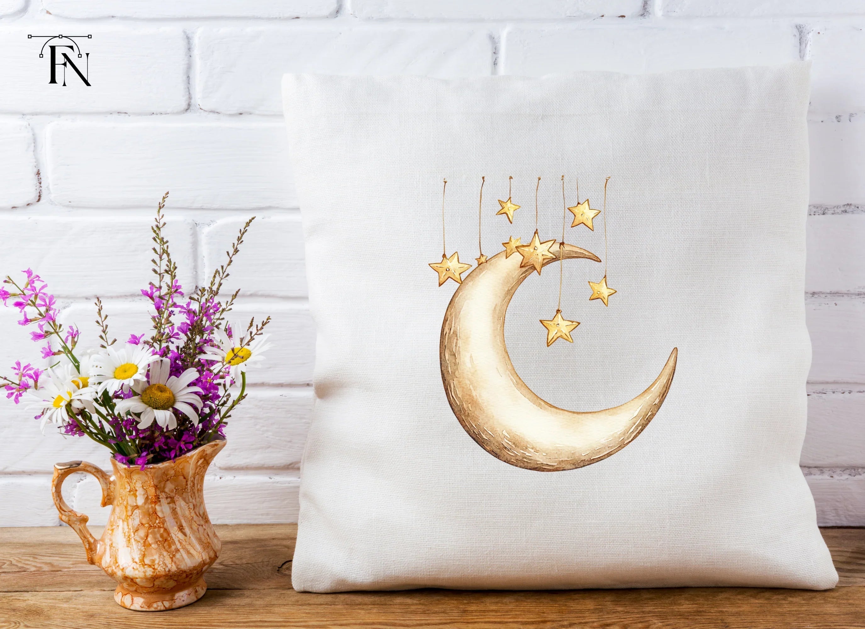 Dreamy Moon Clipart Bundle