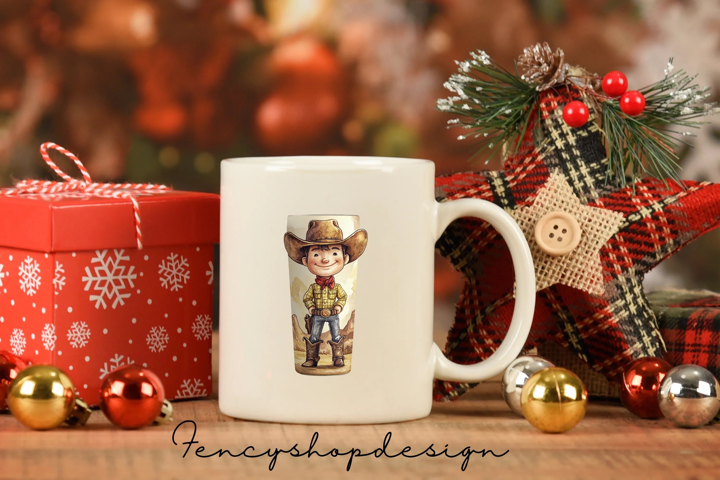 Cute Cowboy Clipart Bundle