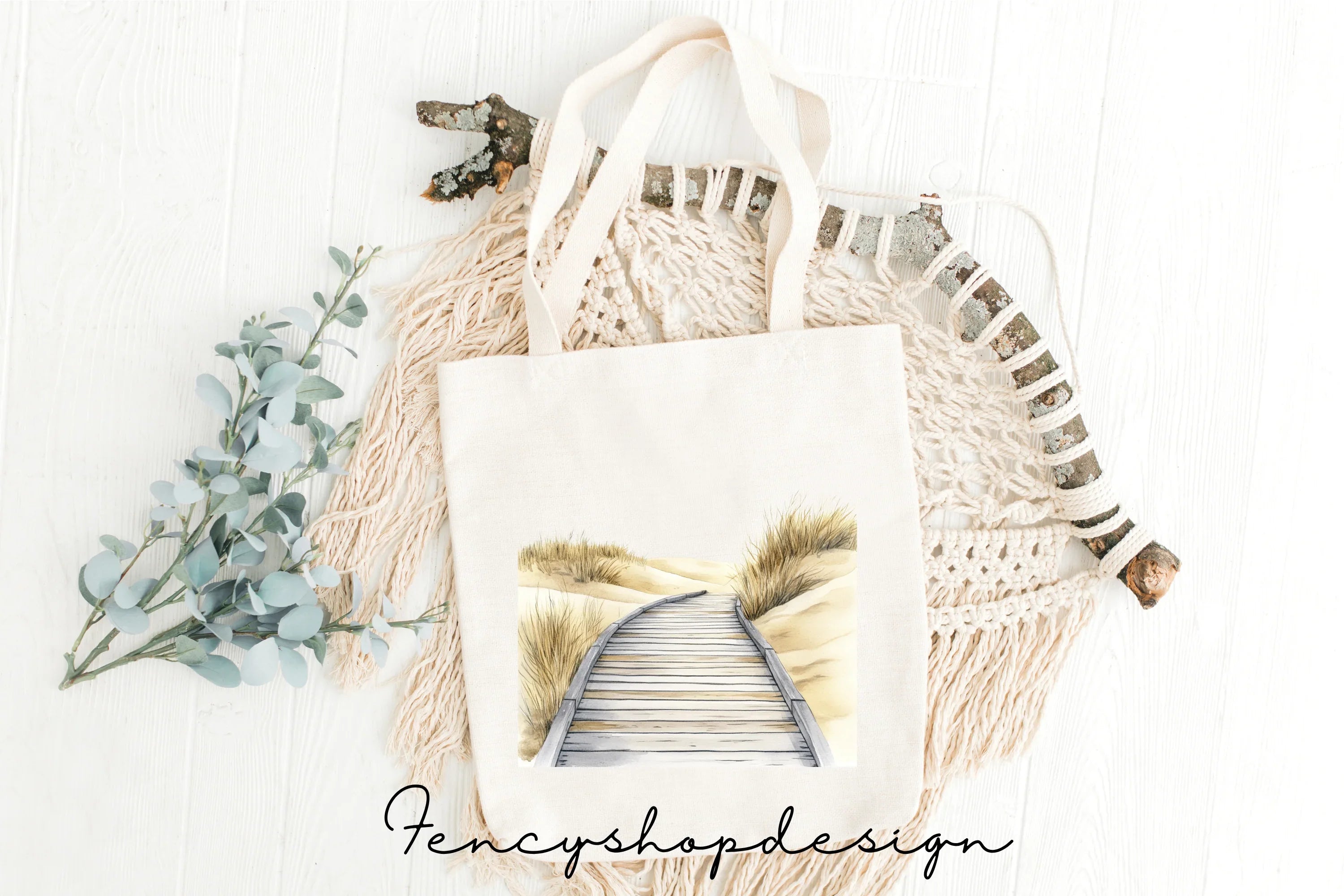 Beach Boardwalk Clipart Bundle