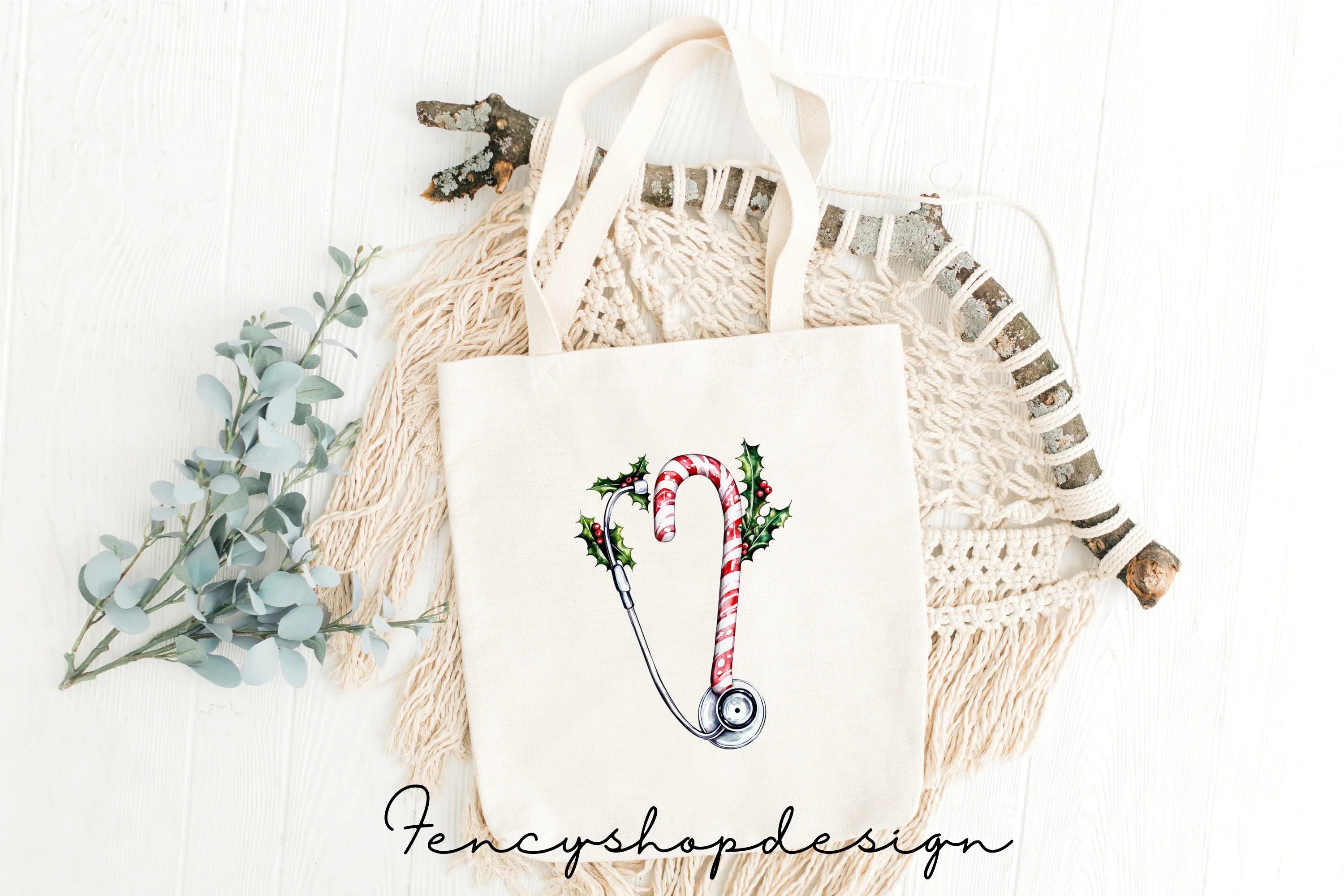 Christmas Nurses Clipart Bundle