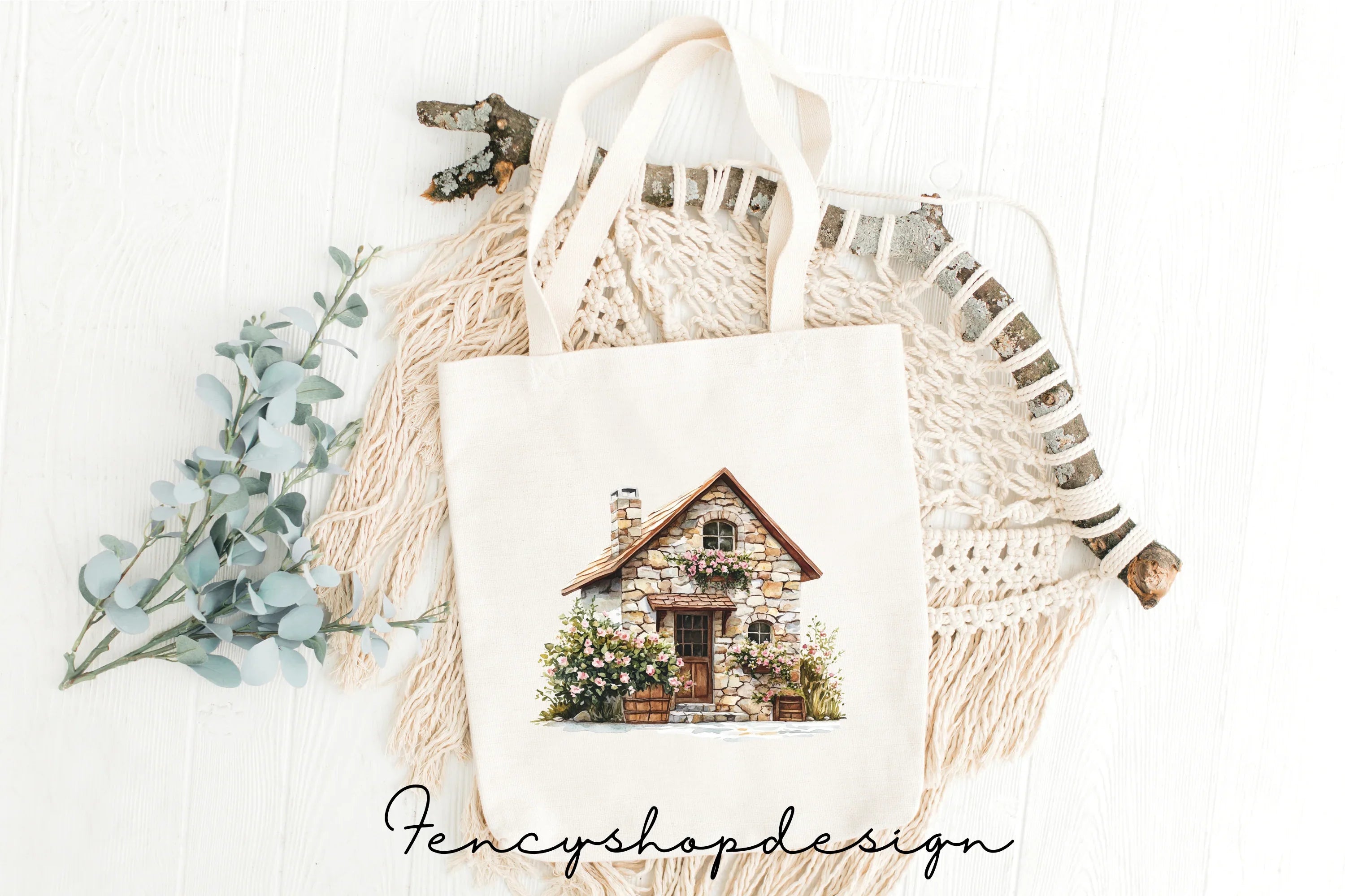 Cottage Clipart Bundle