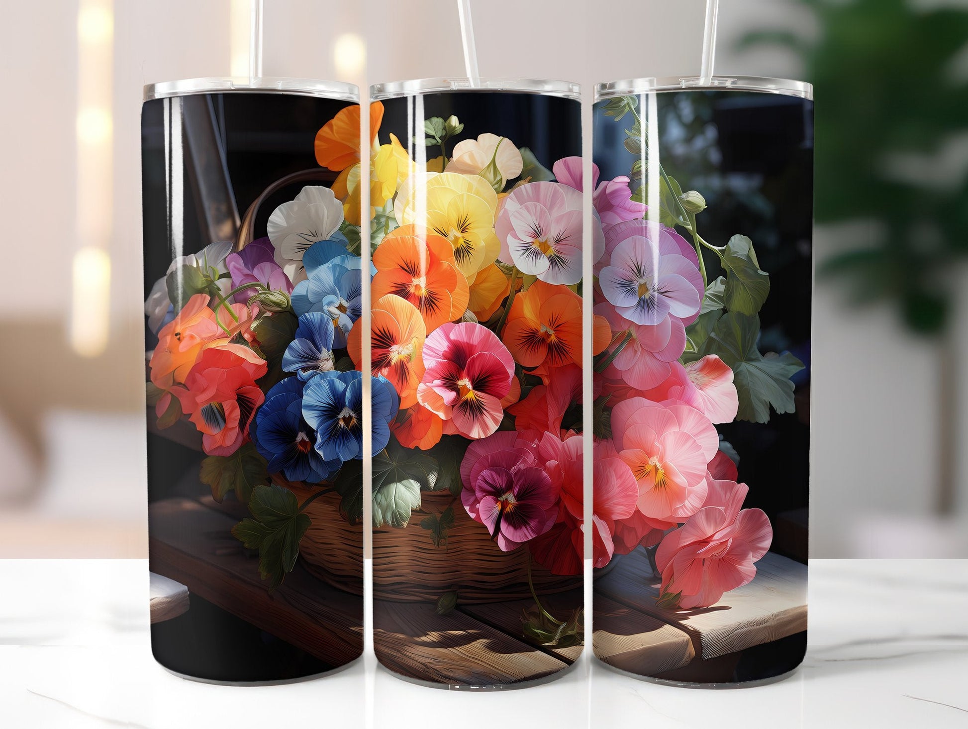 Pansy Palette in Fall Tumbler Wrap - CraftNest