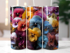 Pansy Palette in Fall Tumbler Wrap - CraftNest