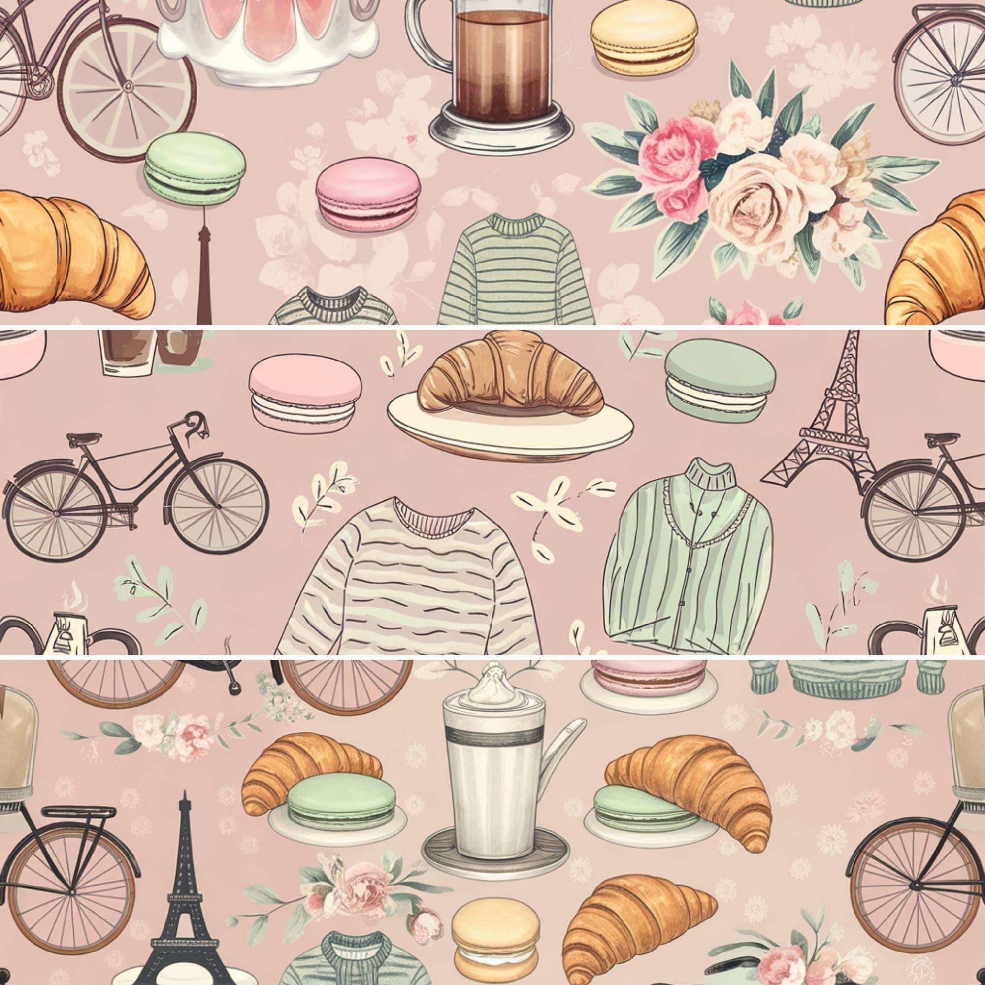Digital Parisian Texture Clipart - CraftNest - Digital Crafting and Art