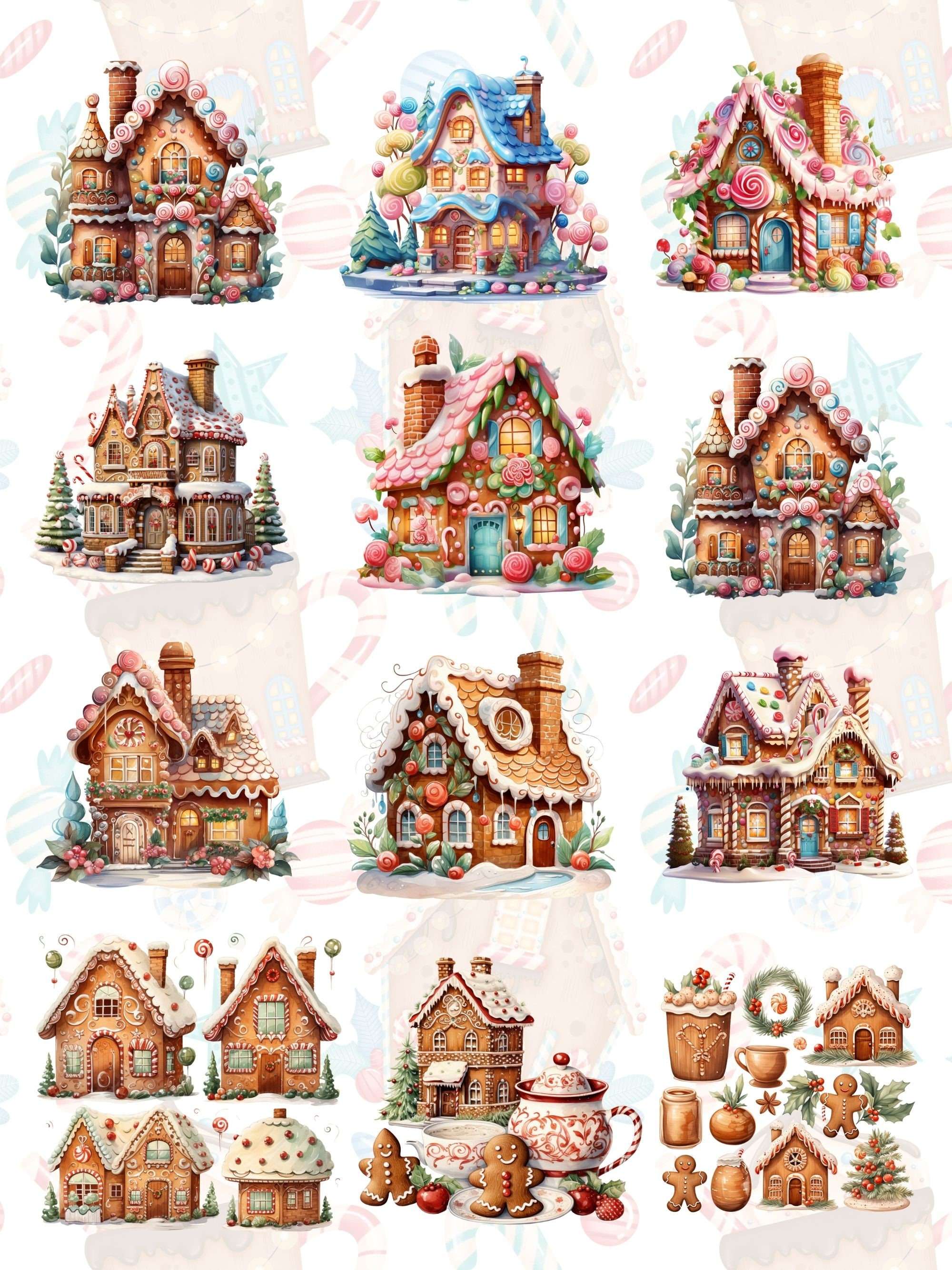 Gingerbread House Fairytale Clipart - CraftNest - Digital Crafting and Art