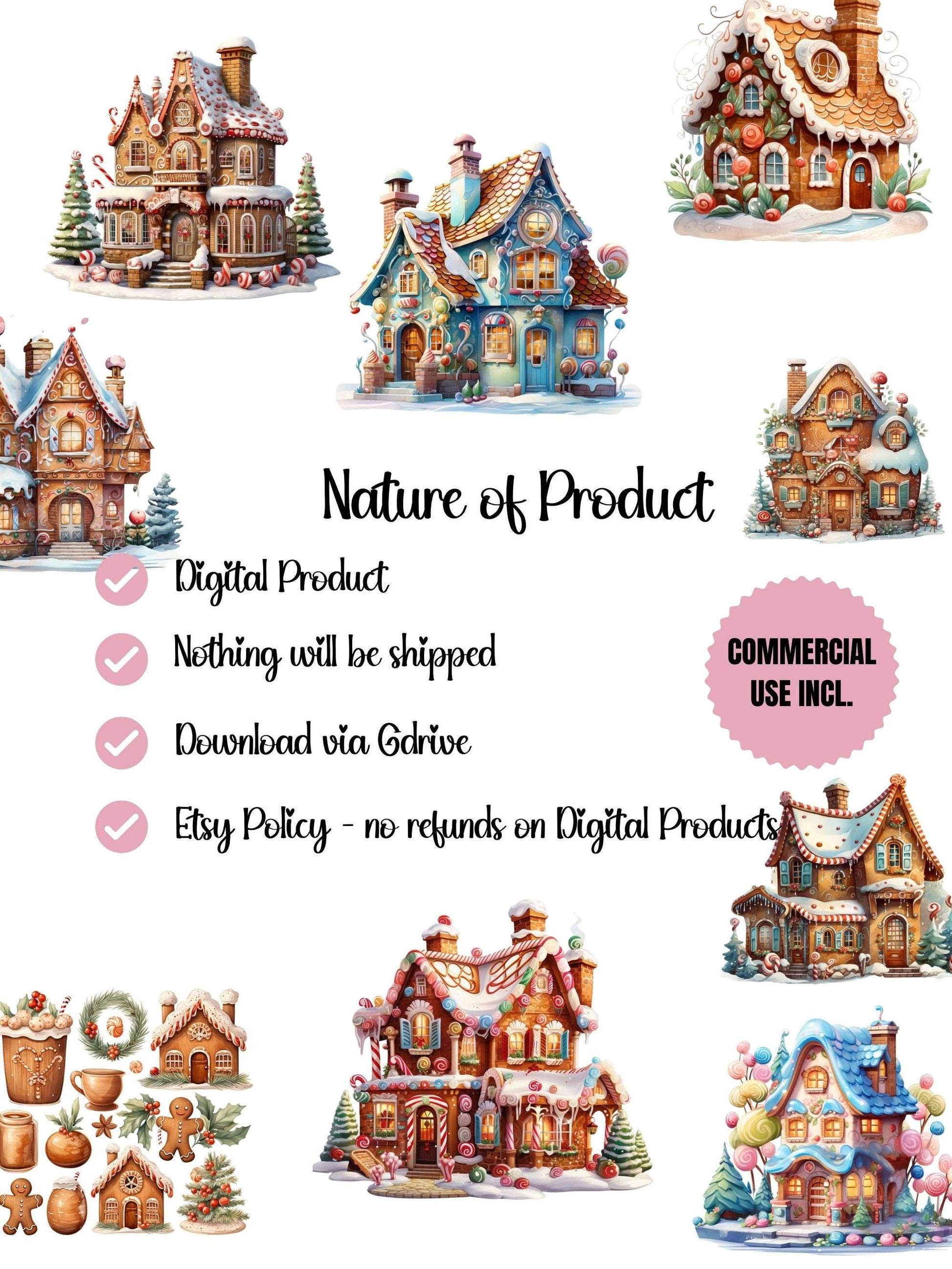 Gingerbread House Fairytale Clipart - CraftNest - Digital Crafting and Art