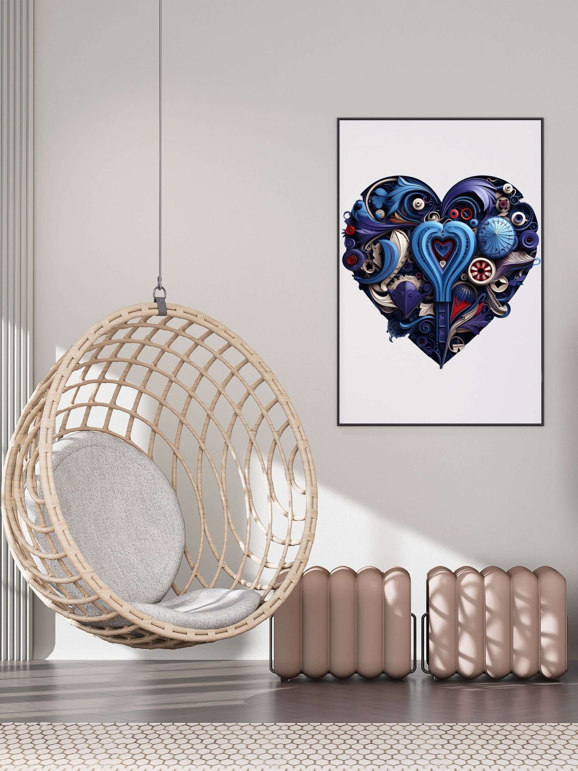 Valentines Hearts Quilling Clipart - CraftNest - Digital Crafting and Art