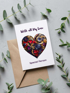 Valentines Hearts Quilling Clipart - CraftNest - Digital Crafting and Art