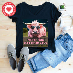 Pink Cow Not in the Mood Apparel Clipart - CraftNest - Digital Crafting and Art