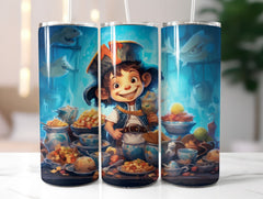 Cute Pirate Tumbler Wrap - CraftNest