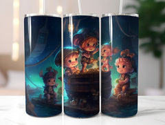 Cute Pirate Tumbler Wrap - CraftNest