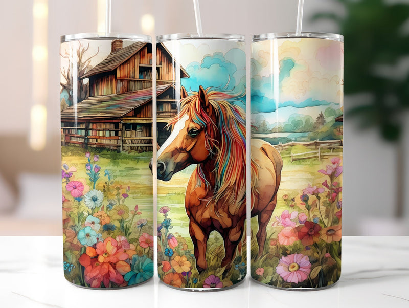 Ponies Tumbler Wrap - CraftNest