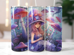 Purple Witches Tumbler Wrap - CraftNest