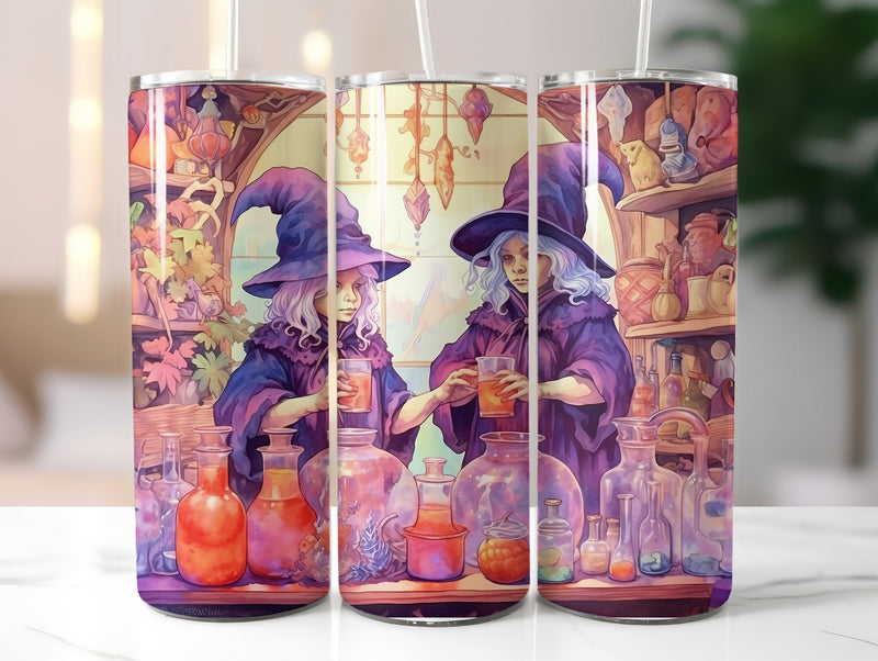 Purple Witches Tumbler Wrap - CraftNest