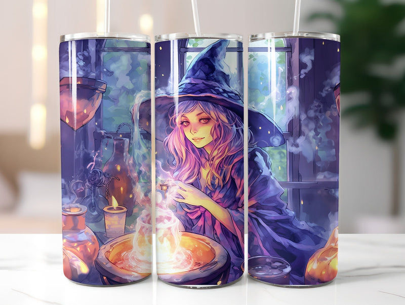 Purple Witches Tumbler Wrap - CraftNest