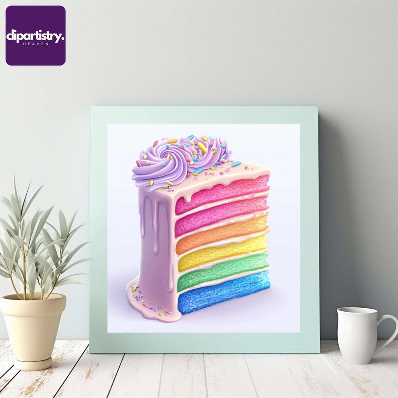 Rainbow Cake Food Clipart - CraftNest - Digital Crafting and Art