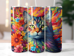 Rainbow Cats 2 Tumbler Wrap - CraftNest