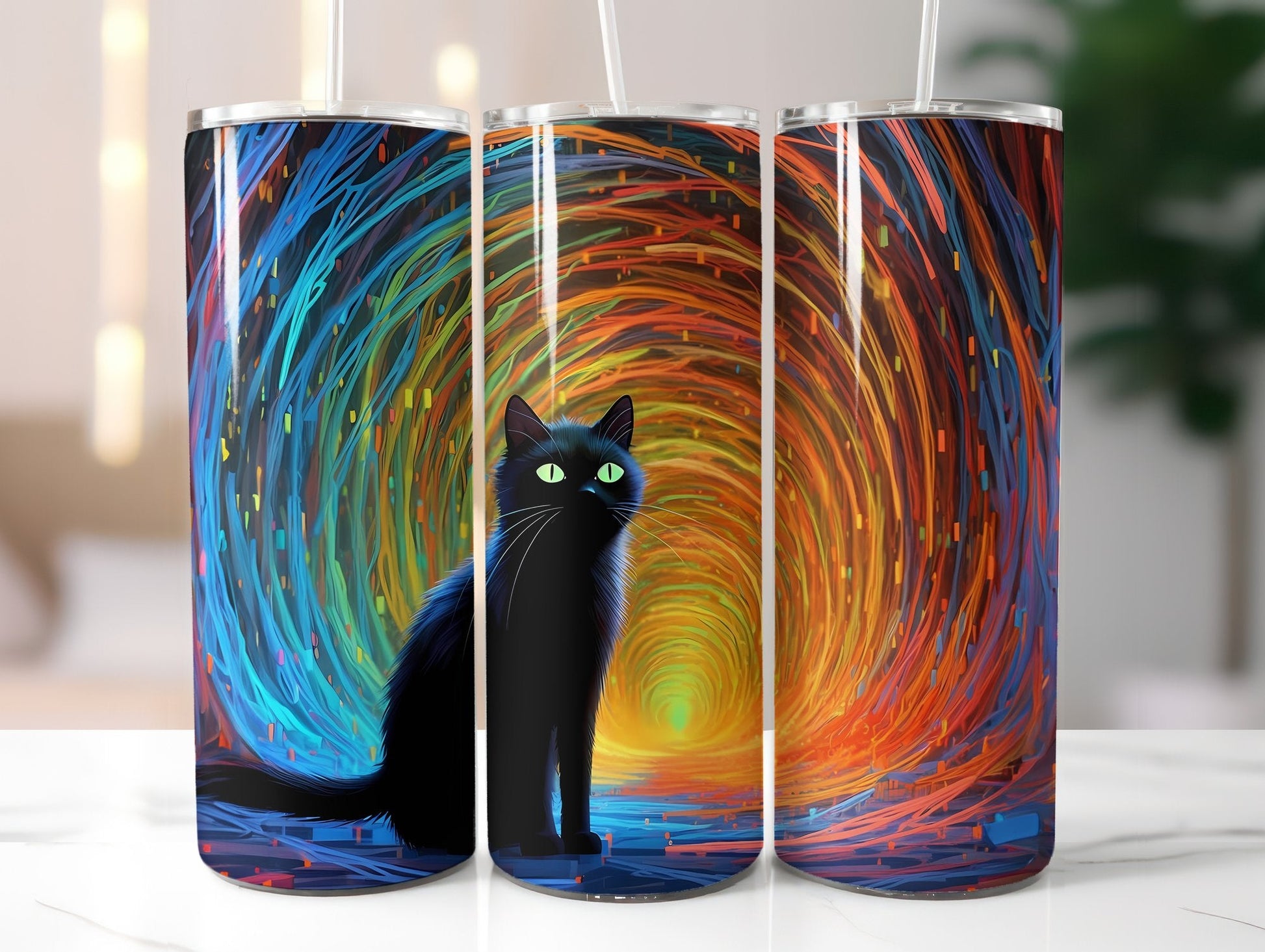 Rainbow Cats 1 Tumbler Wrap - CraftNest