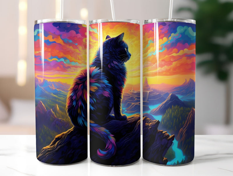 Rainbow Cats 2 Tumbler Wrap - CraftNest