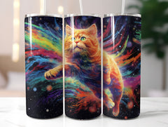 Rainbow Cats 2 Tumbler Wrap - CraftNest