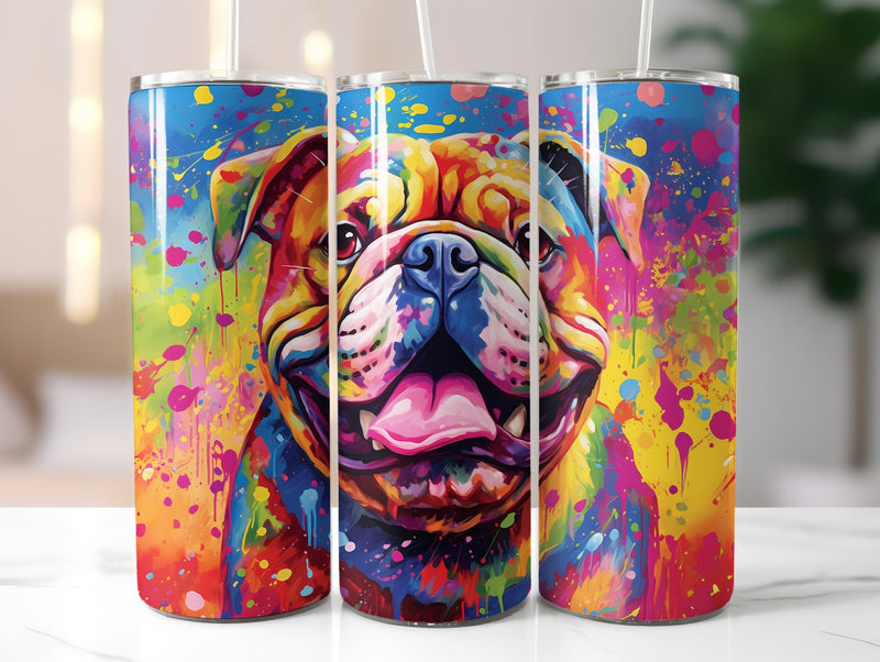 Rainbow Dogs Tumbler Wrap - CraftNest