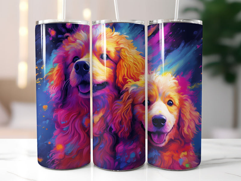 Rainbow Dogs Tumbler Wrap - CraftNest