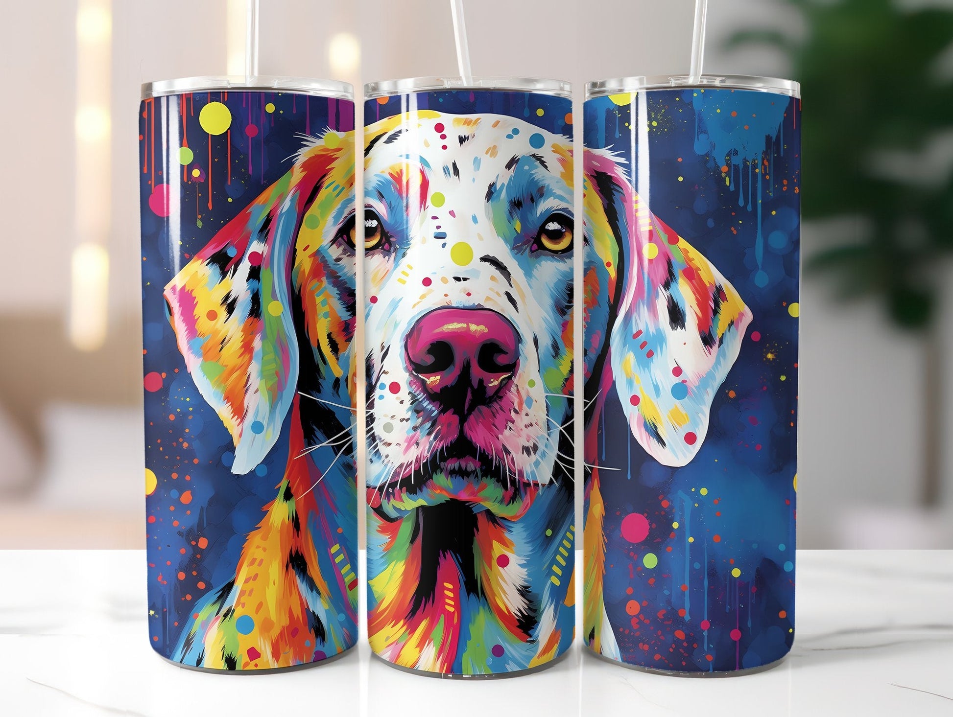 Rainbow Dogs Tumbler Wrap - CraftNest