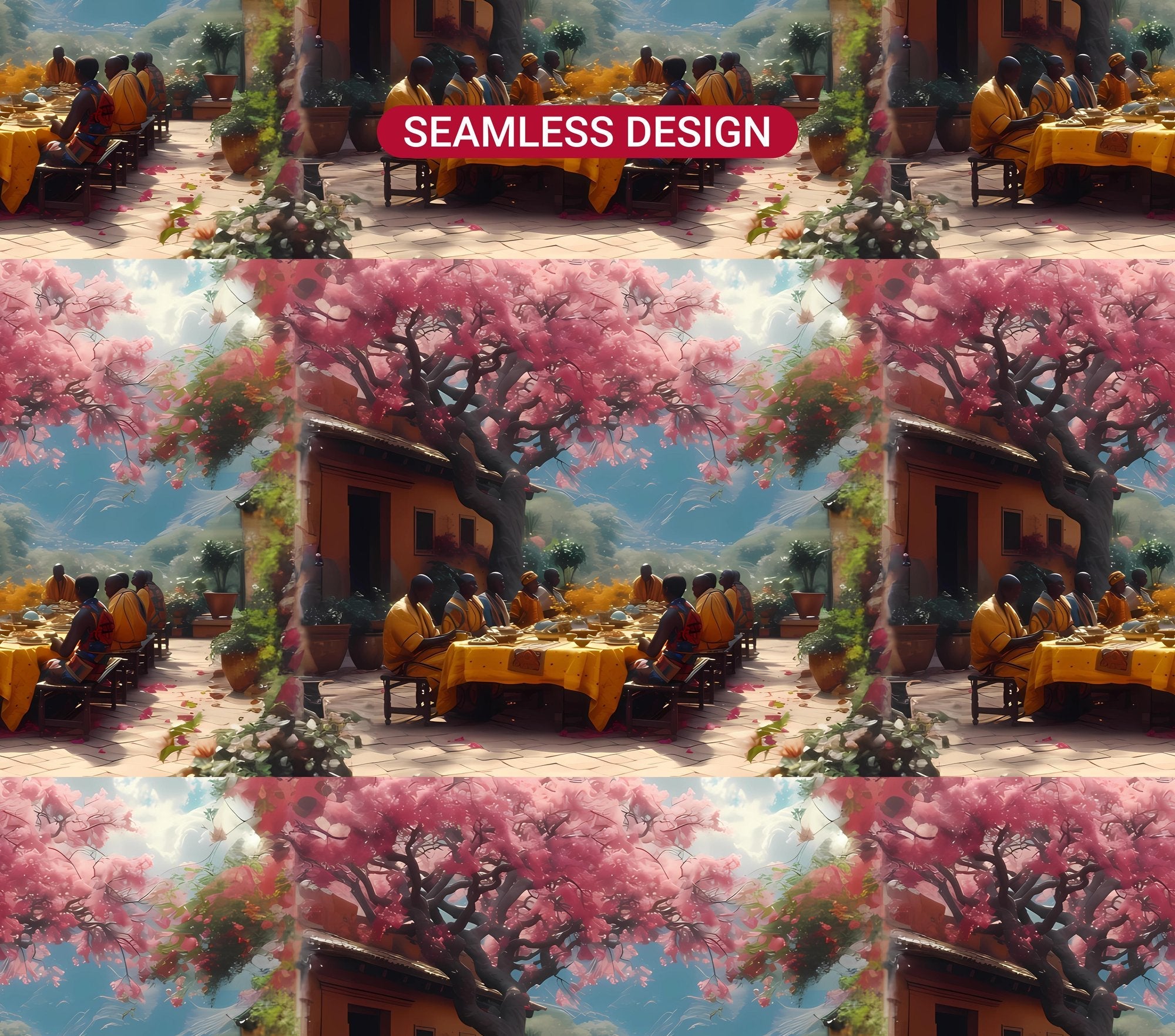 Afro-American Easter 1 Tumbler Wrap - CraftNest