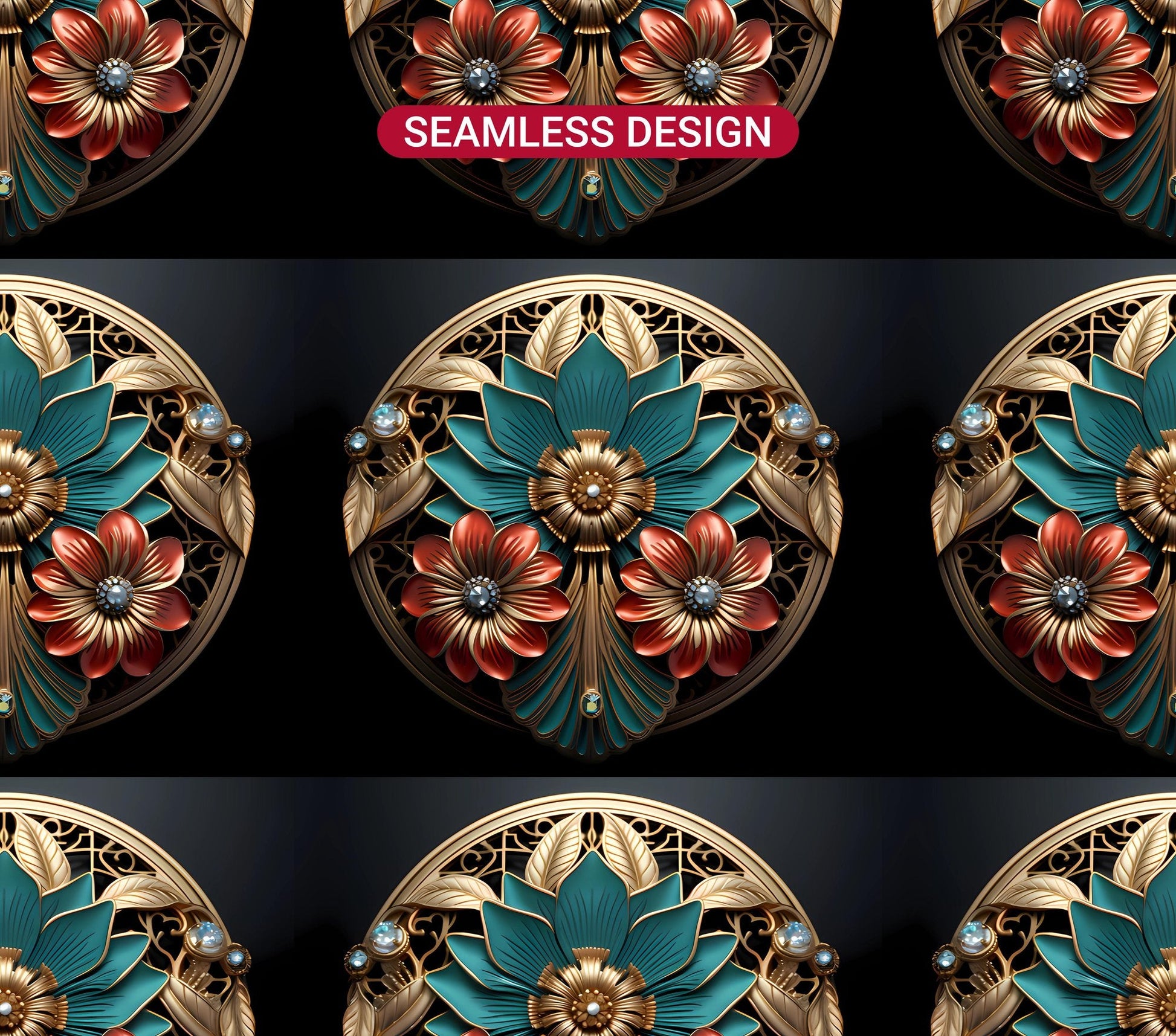 Art Deco 1 Tumbler Wrap - CraftNest