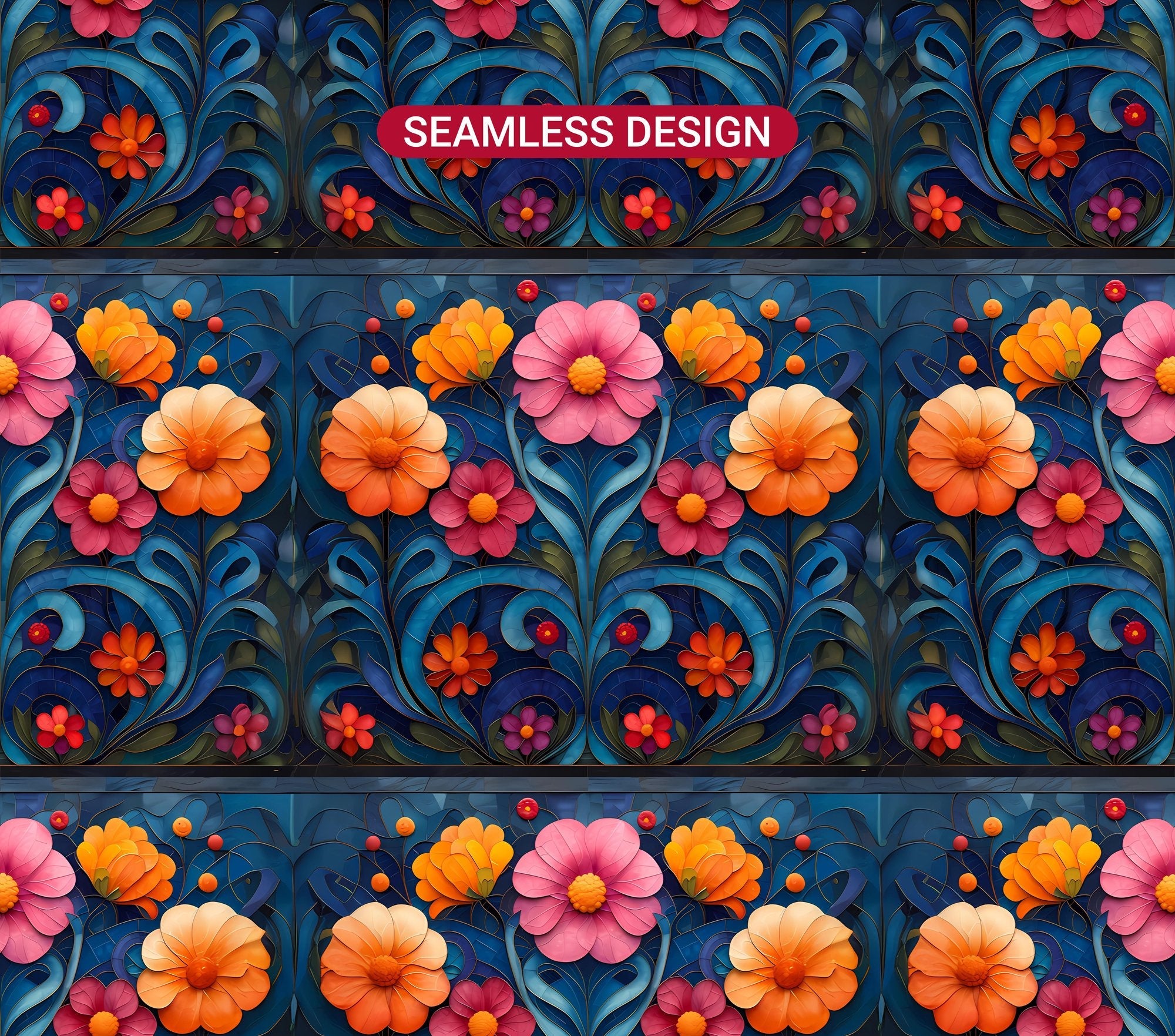 Art Nouveau Easter 1 Tumbler Wrap - CraftNest