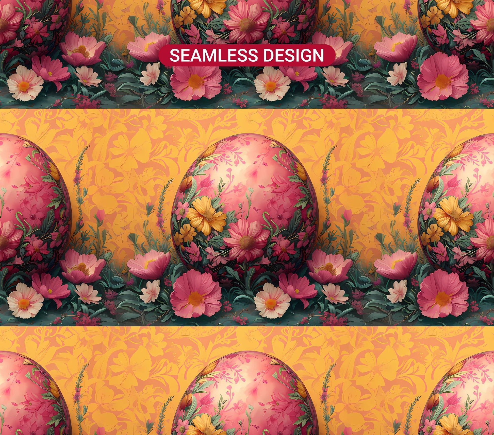 Art Nouveau Easter 3 Tumbler Wrap - CraftNest