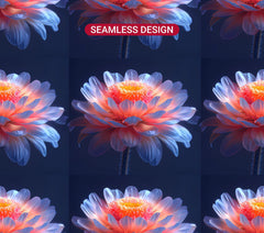 Asters Flowers Tumbler Wrap - CraftNest - Digital Crafting and Art