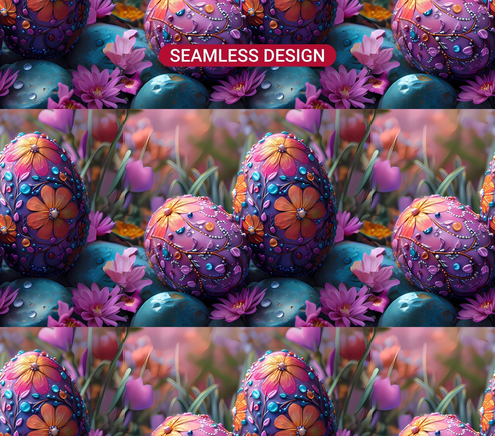 Boho Easter 1 Tumbler Wrap - CraftNest