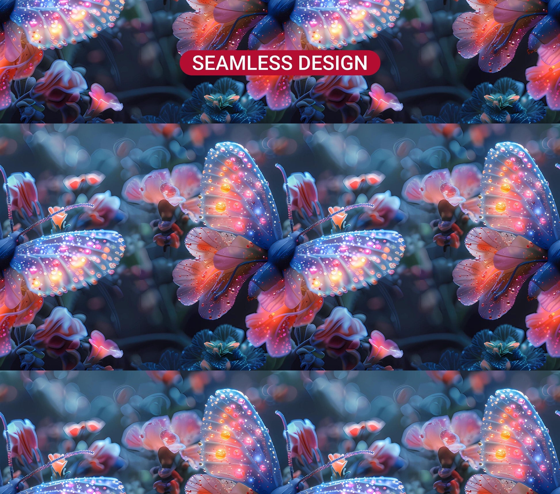Butterfly Gardens 6 Tumbler Wrap - CraftNest - Digital Crafting and Art