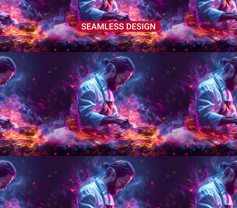 Chef Profession 4 Tumbler Wrap - CraftNest - Digital Crafting and Art