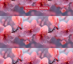 Cherry Blossoms Flowers Tumbler Wrap - CraftNest - Digital Crafting and Art