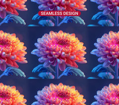Chrysanthemums Flowers Tumbler Wrap - CraftNest - Digital Crafting and Art