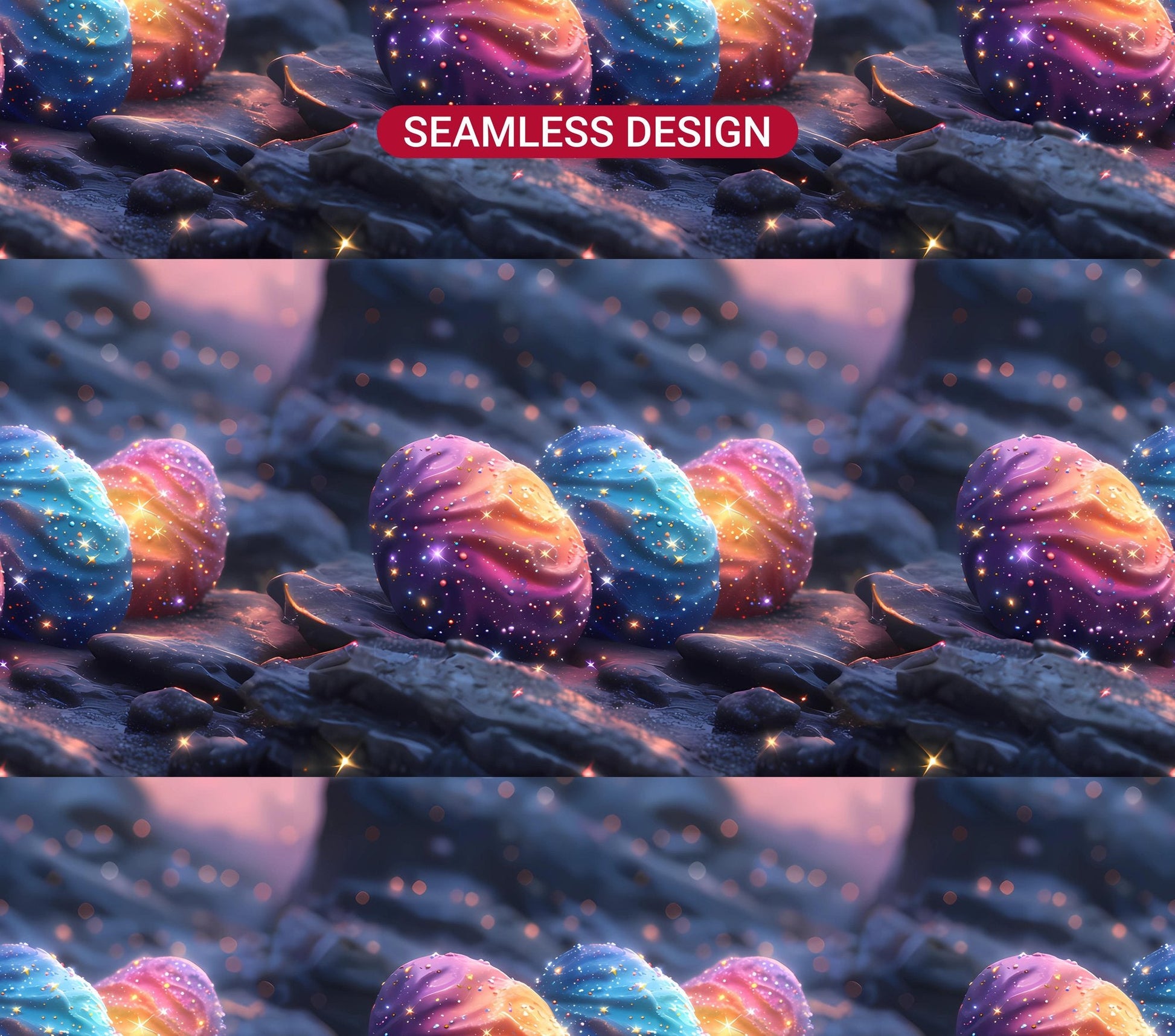 Cosmic Easter 3 Tumbler Wrap - CraftNest