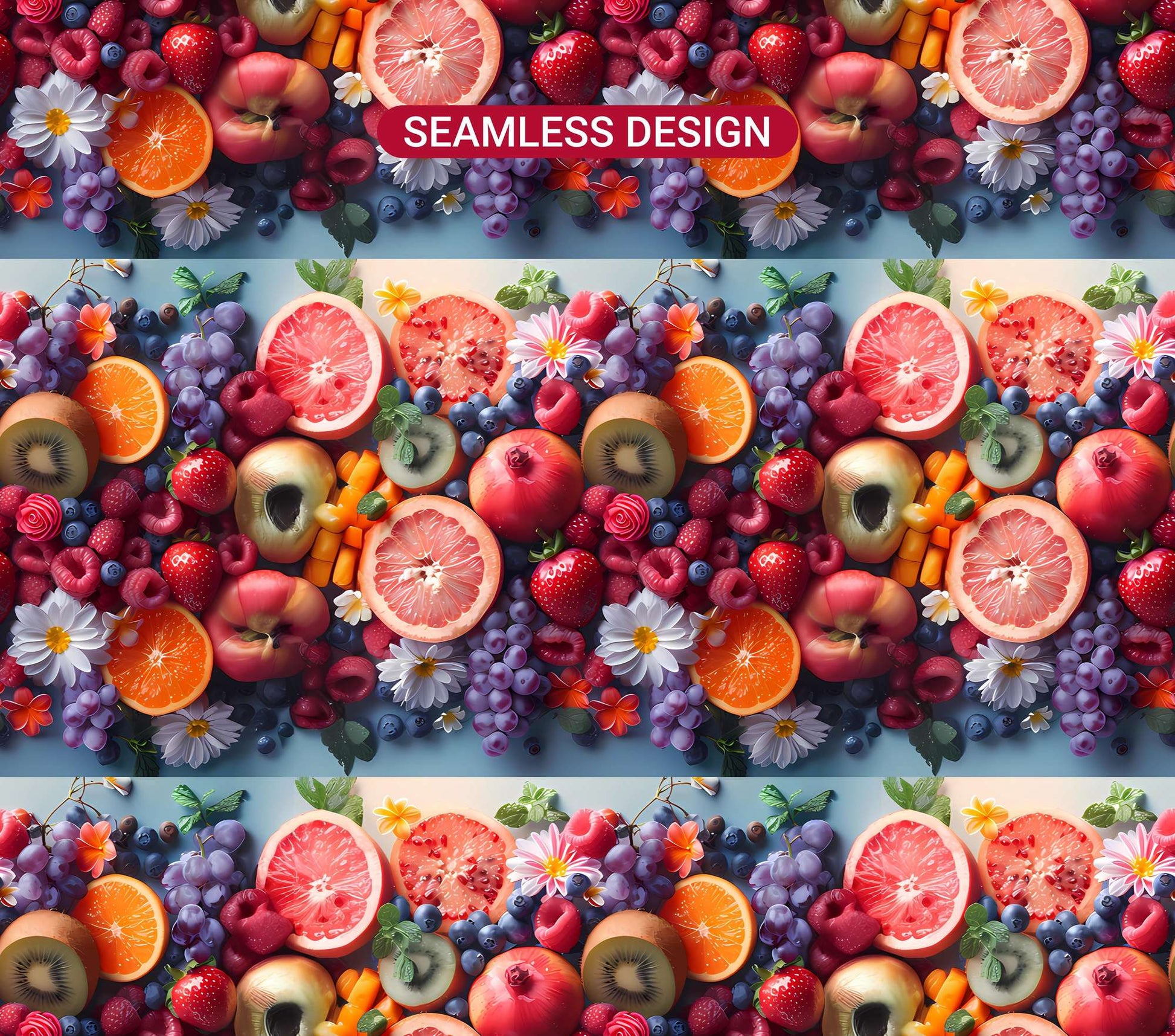 Exotic Fruit 4 Tumbler Wrap - CraftNest - Digital Crafting and Art