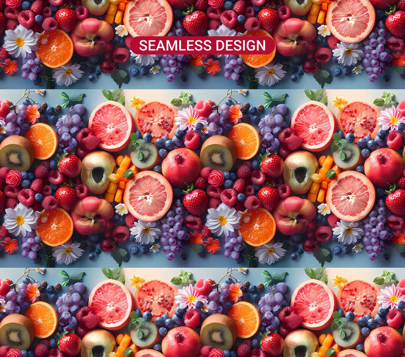 Exotic Fruit 4 Tumbler Wrap - CraftNest - Digital Crafting and Art