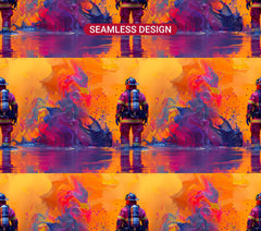 Firefighter Profession 4 Tumbler Wrap - CraftNest - Digital Crafting and Art
