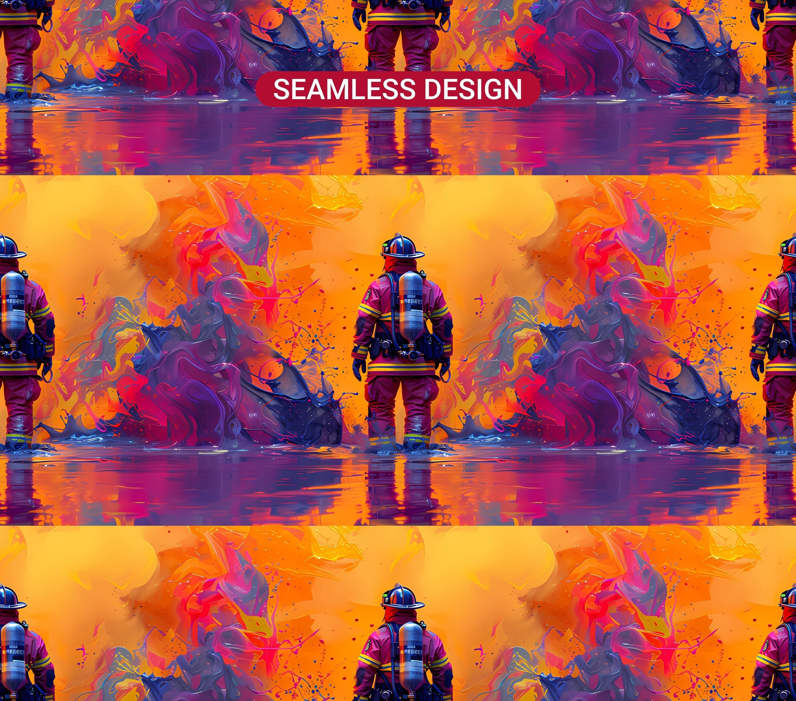 Firefighter Profession 4 Tumbler Wrap - CraftNest - Digital Crafting and Art