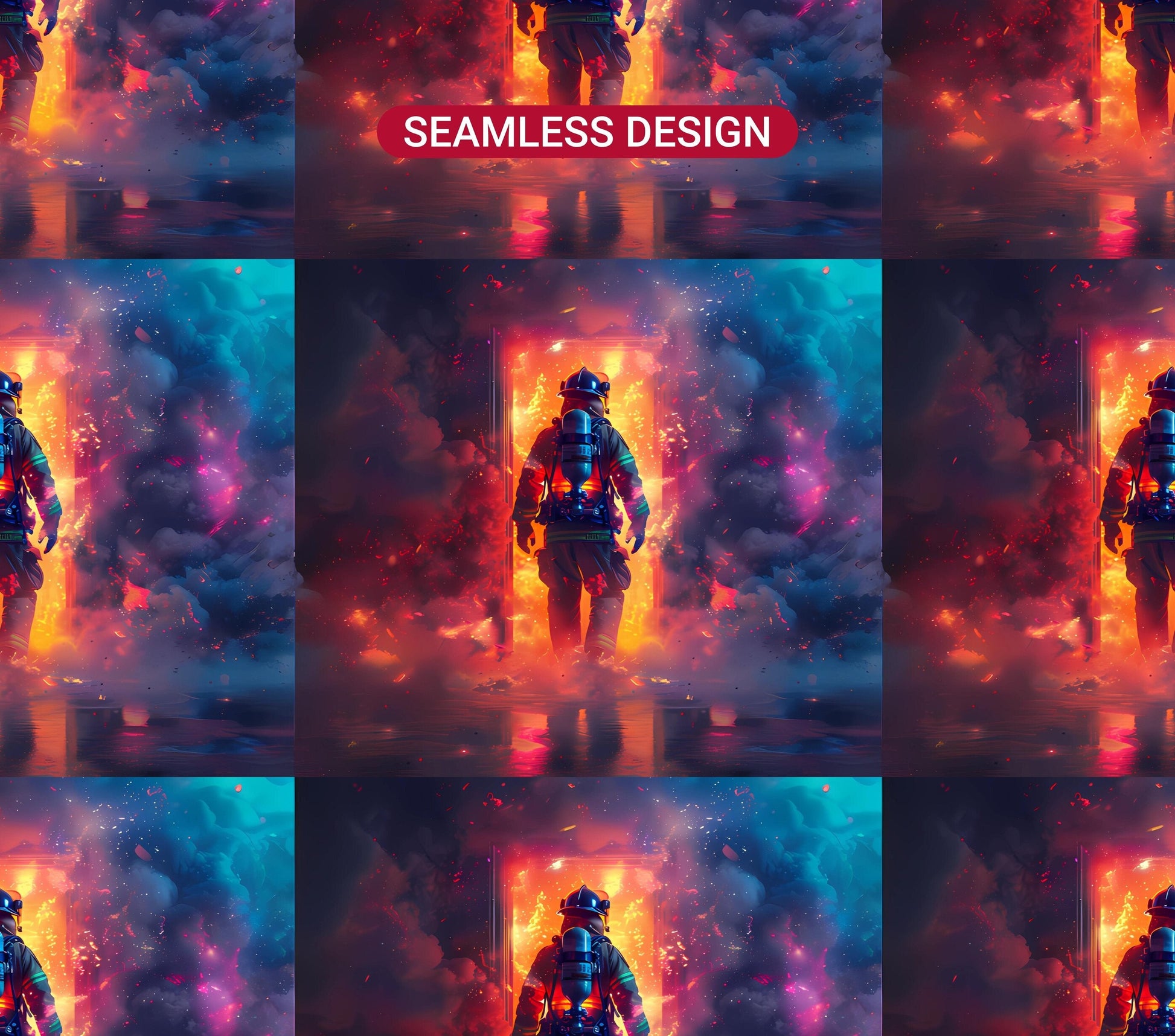 Firefighter Profession 5 Tumbler Wrap - CraftNest - Digital Crafting and Art