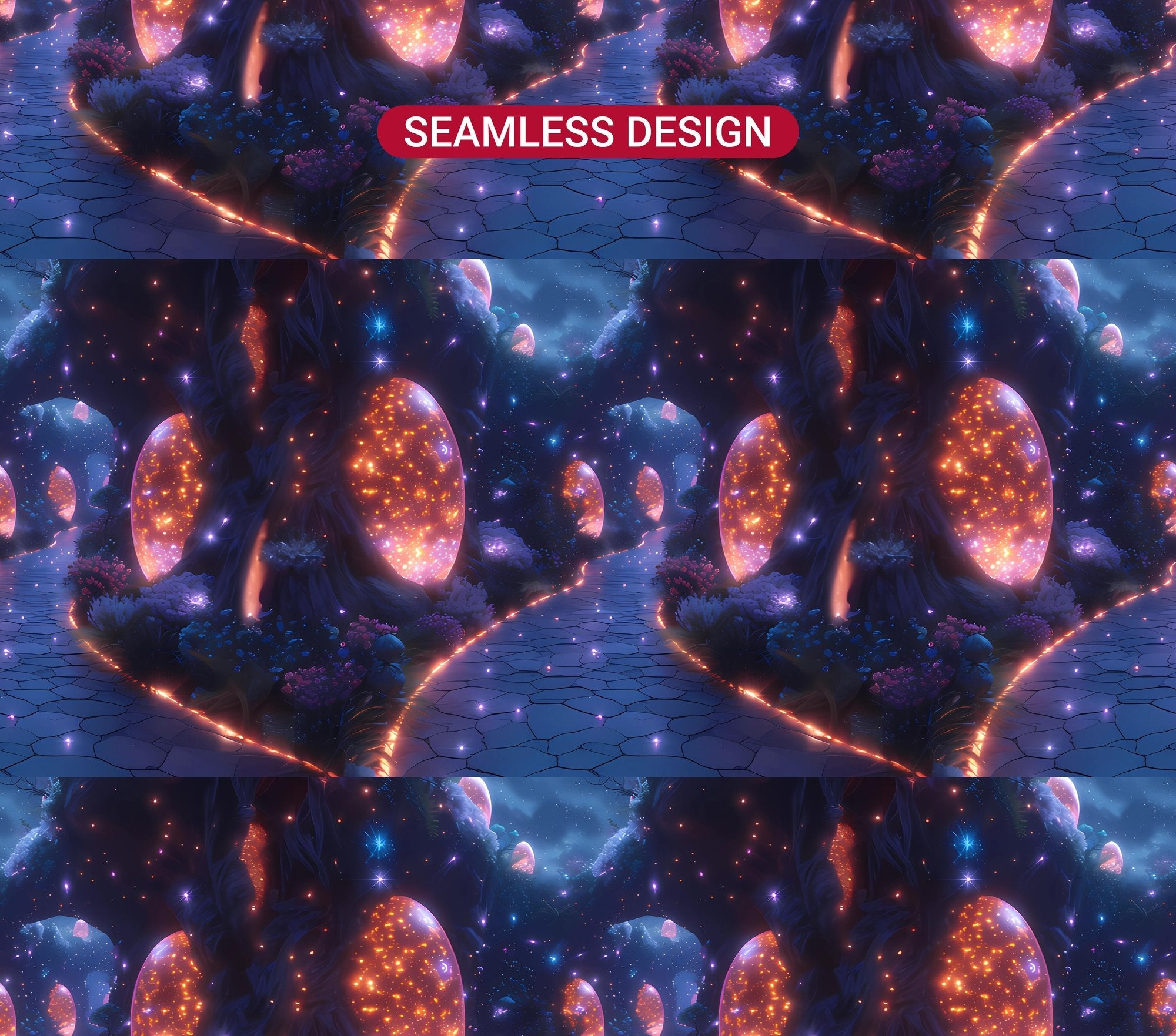 Futuristic Easter 4 Tumbler Wrap - CraftNest