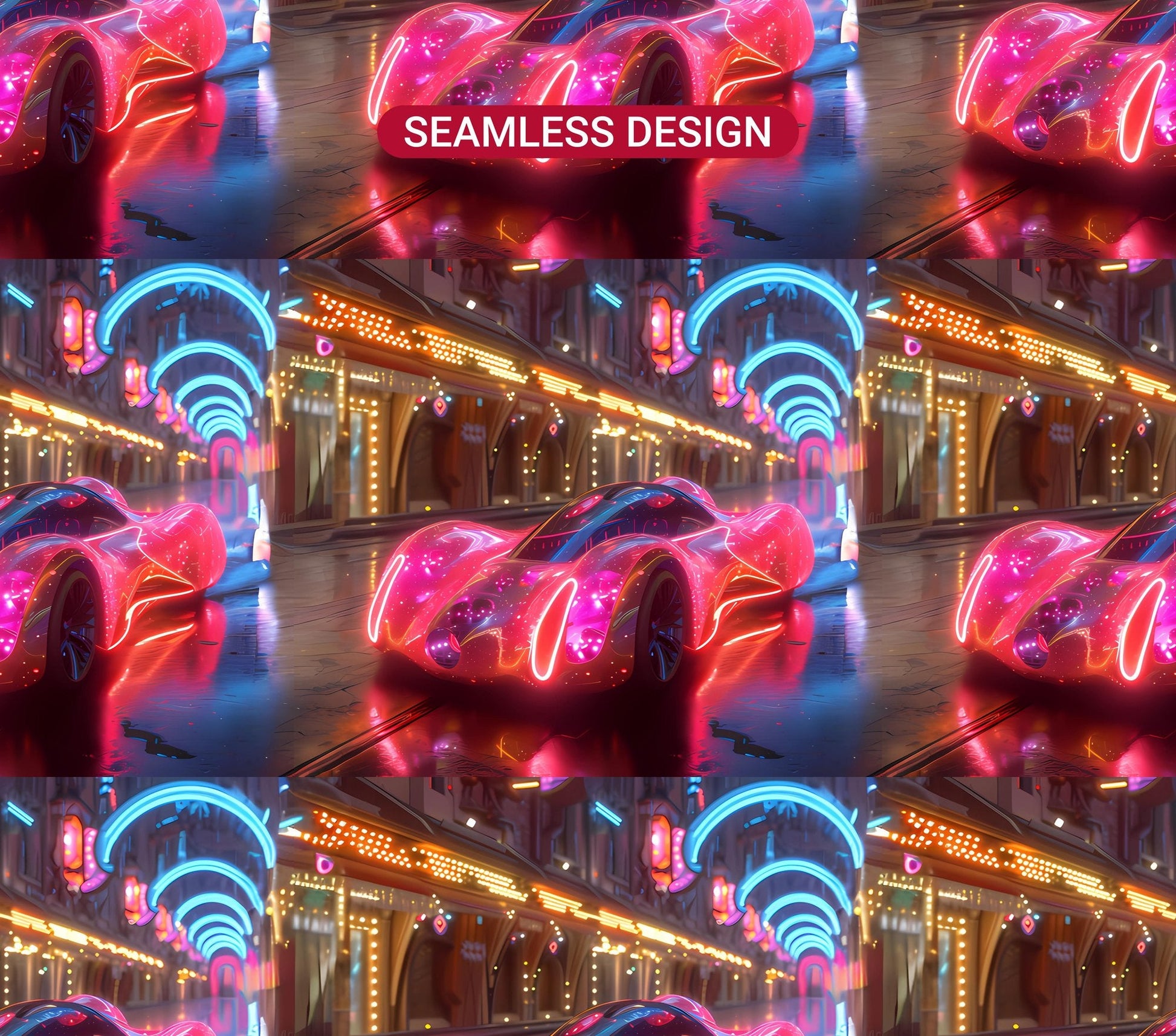 Futuristic Easter 1 Tumbler Wrap - CraftNest