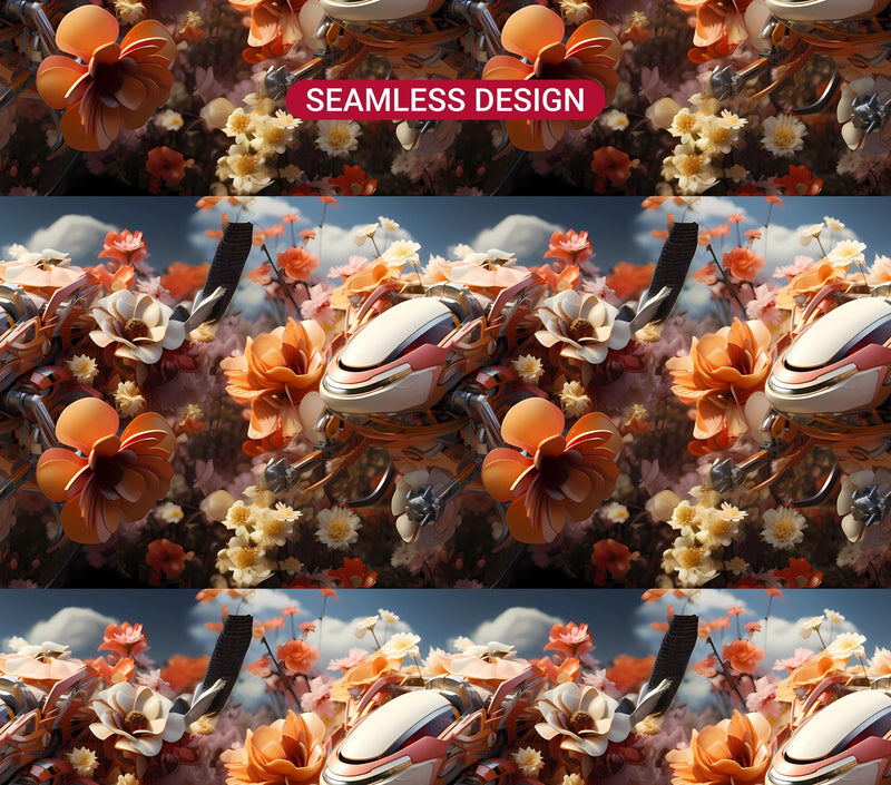 Futuristic Spring 4 Tumbler Wrap - CraftNest
