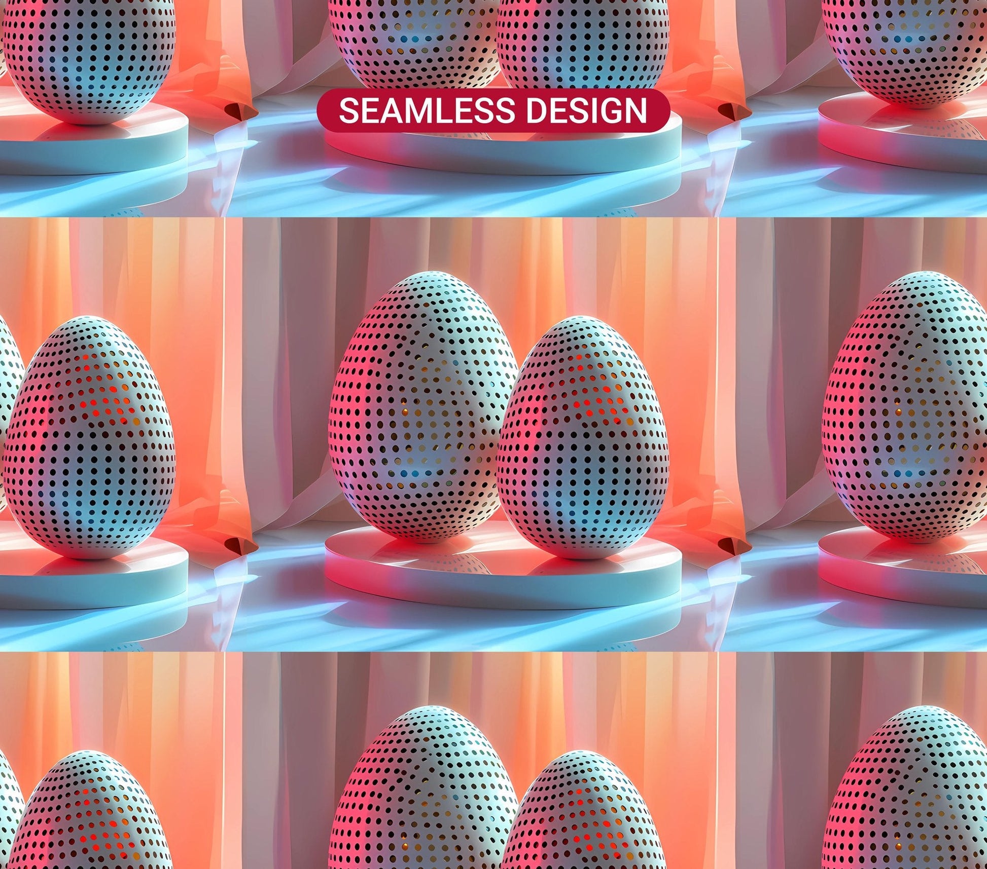 Geometric Easter 4 Tumbler Wrap - CraftNest